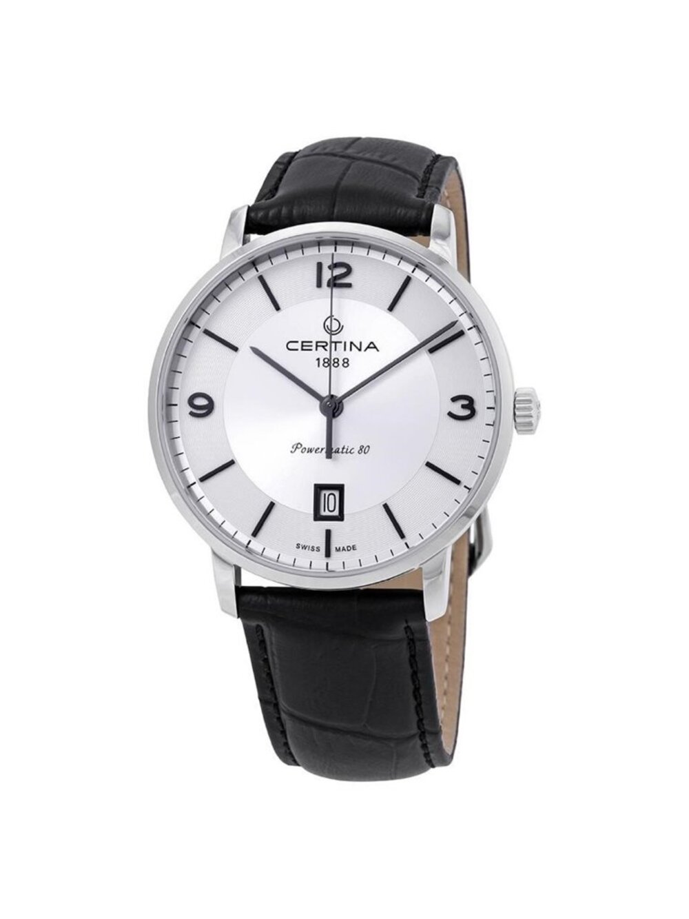 NWT Certina DS Caimano Automatic Silver Dial Men's Watch